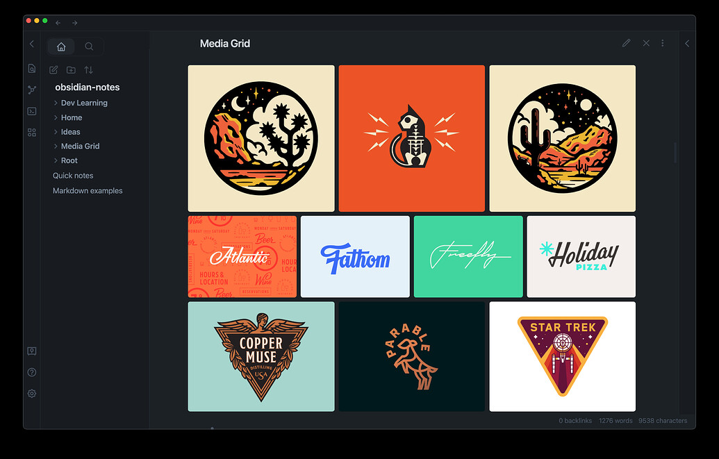 Obsidian插入图片分列显示 - 经验分享 - Obsidian 中文论坛