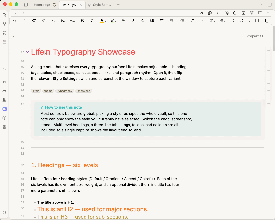 typography